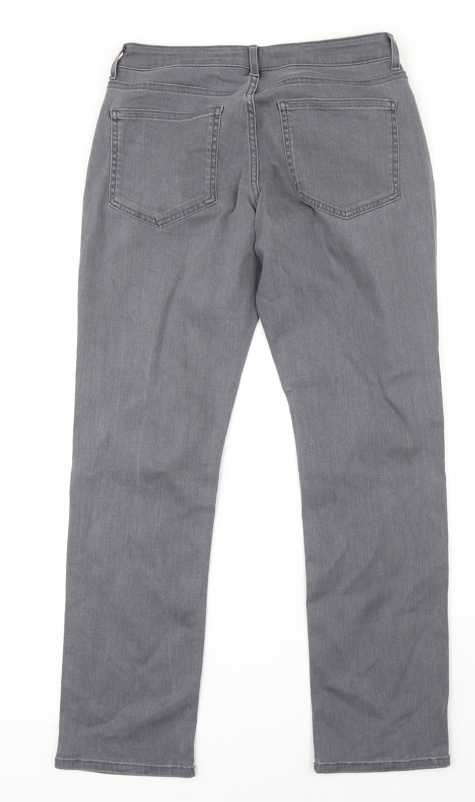 Boden Womens Grey  Denim Straight Jeans Size 12 L28 in
