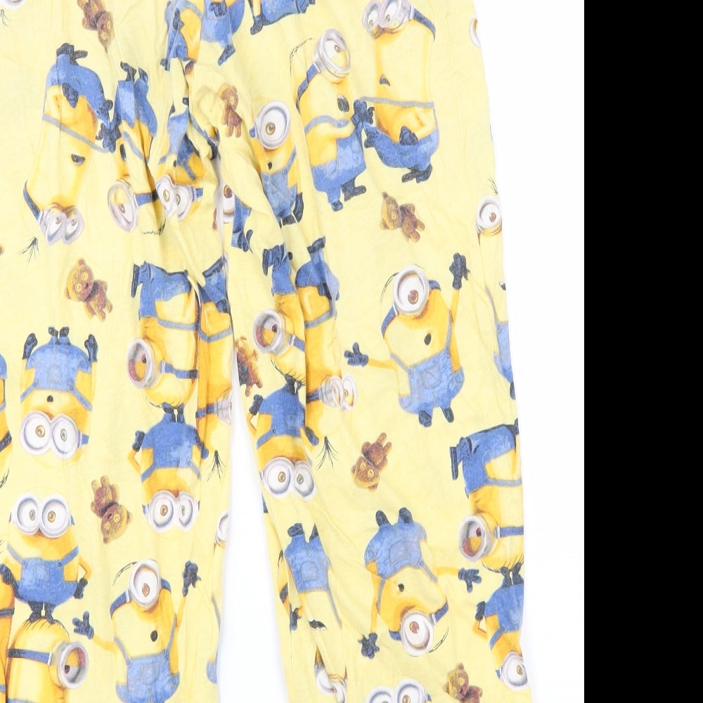 Minions Womens Yellow    Pyjama Pants Size M