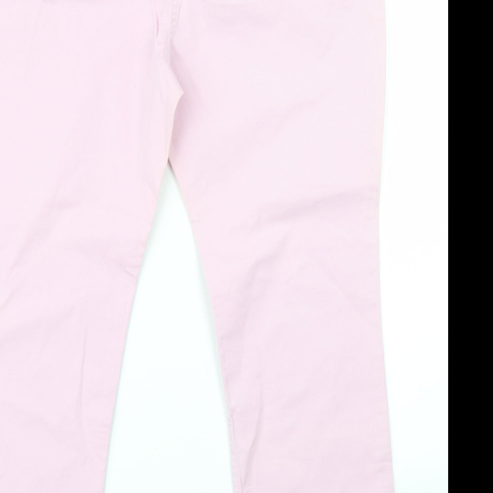 Boden Womens Pink   Chino Trousers Size 12 L23 in