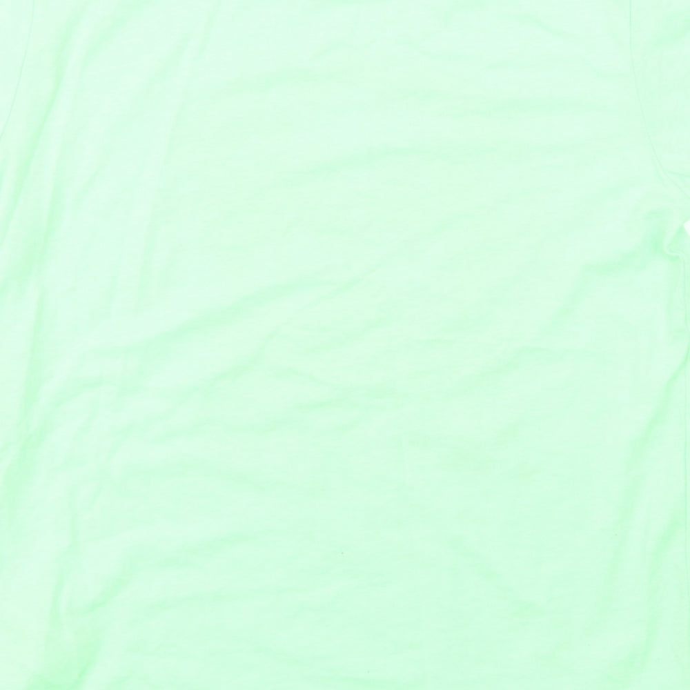 Primark Boys Green   Basic T-Shirt Size 9-10 Years