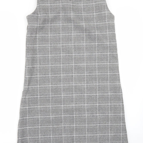 Cameo Rose Womens Grey Check  Shift  Size 8