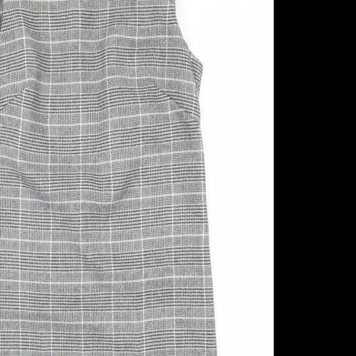 Cameo Rose Womens Grey Check  Shift  Size 8