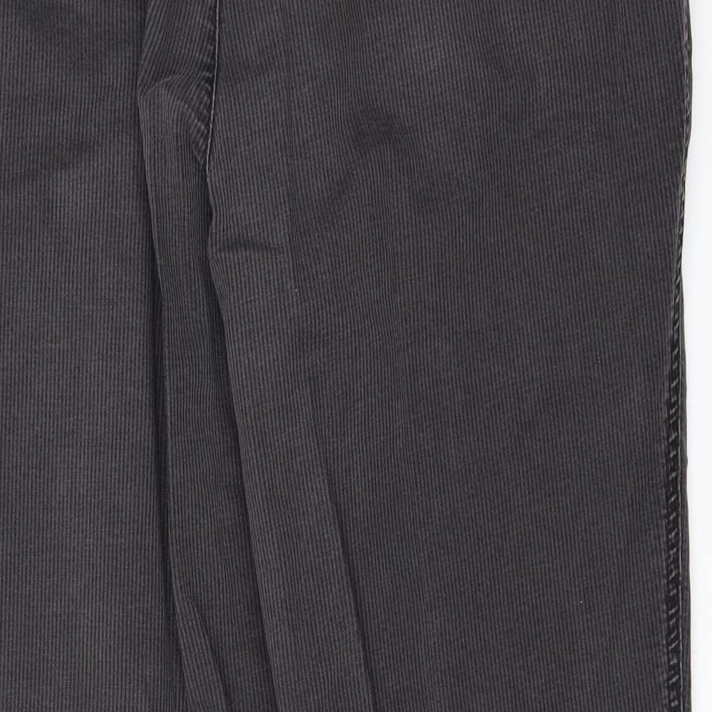 Oakman Mens Grey   Trousers  Size 38 L29 in