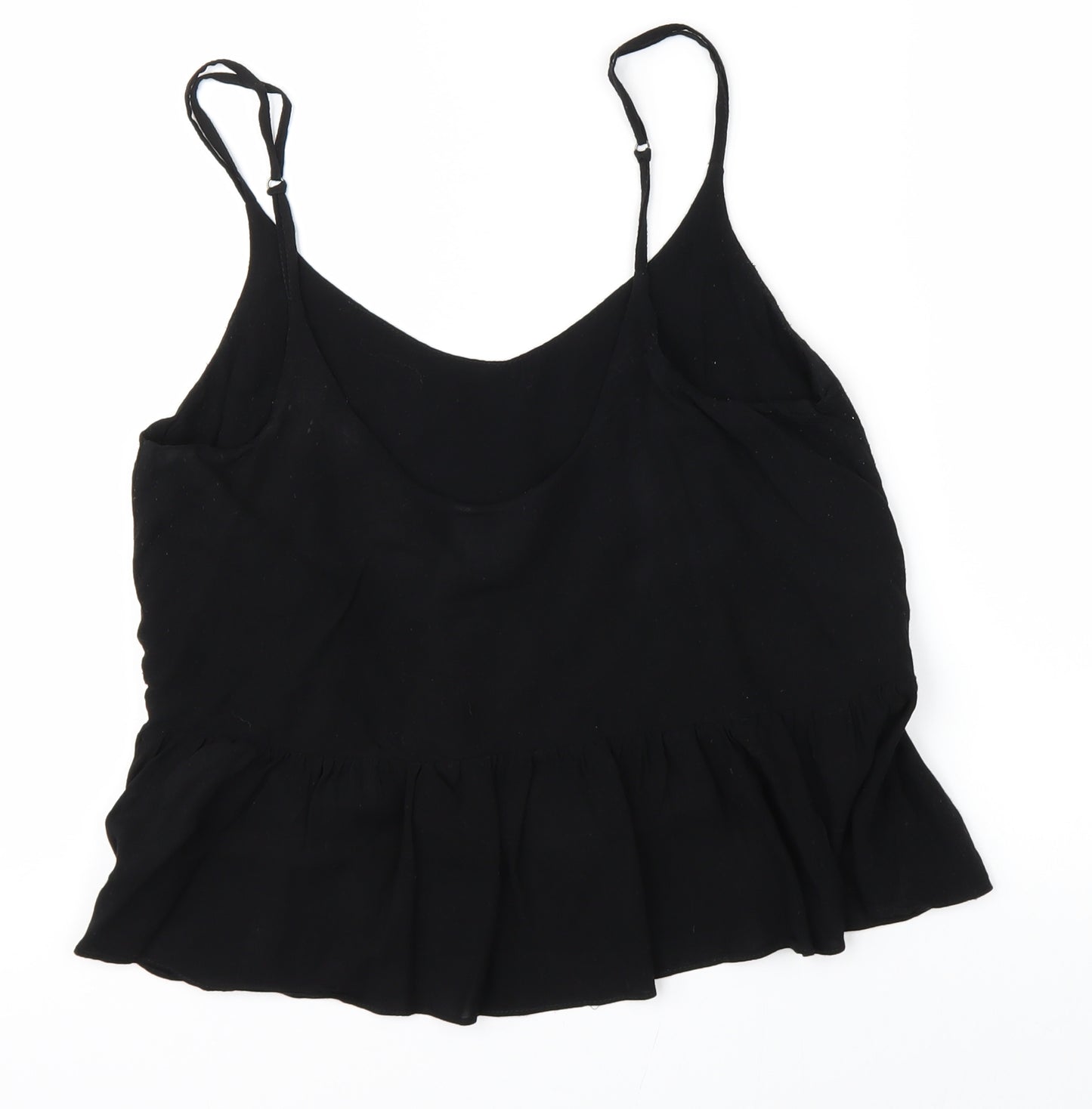 Topshop Womens Black   Basic Blouse Size 8