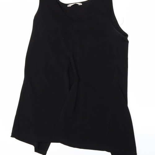 Miss Selfridge Womens Black   Basic Blouse Size 8