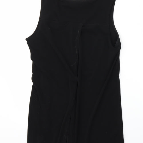 Miss Selfridge Womens Black   Basic Blouse Size 8