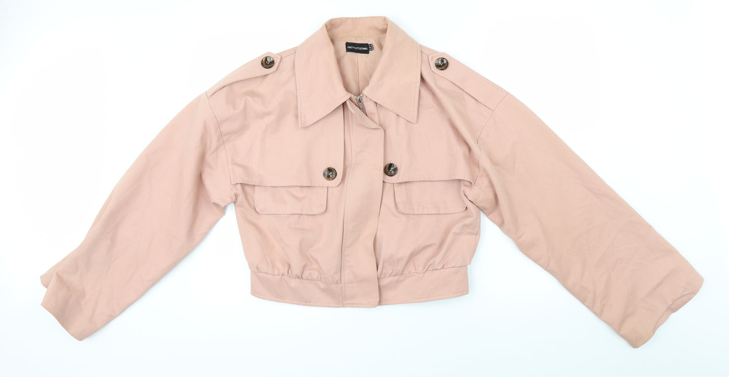 Pretty Little Thing Womens Pink   Jacket  Size 12