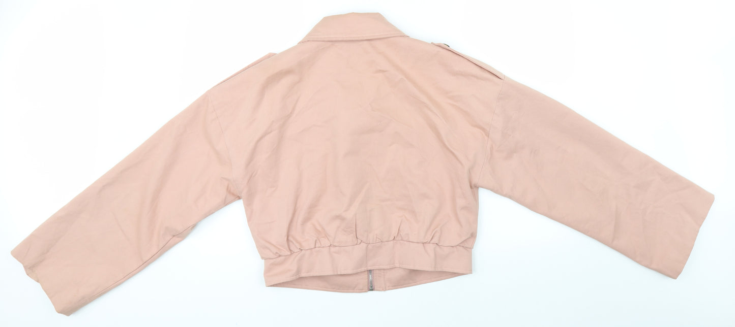 Pretty Little Thing Womens Pink   Jacket  Size 12
