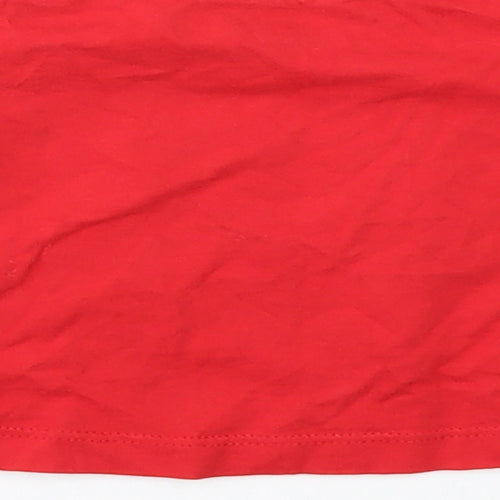 Nutmeg Baby Red   Basic T-Shirt Size 0-3 Months  - christmas