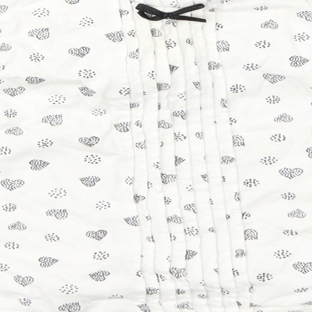 F&F Girls White   Basic T-Shirt Size 3-6 Months