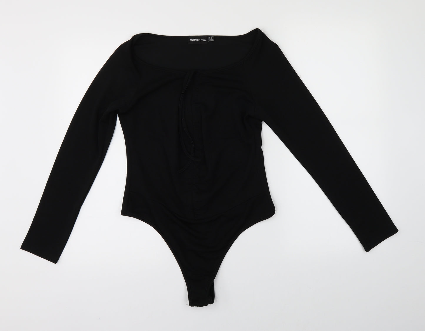 Pretty Little Thing Womens Black   Playsuit One-Piece Size 14