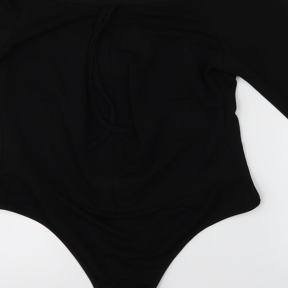 Pretty Little Thing Womens Black   Playsuit One-Piece Size 14
