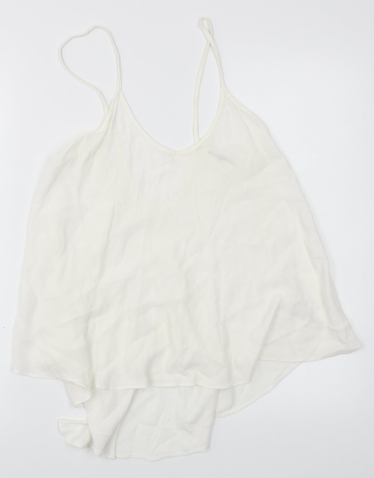 Unbranded Womens White   Basic Tank Size 8