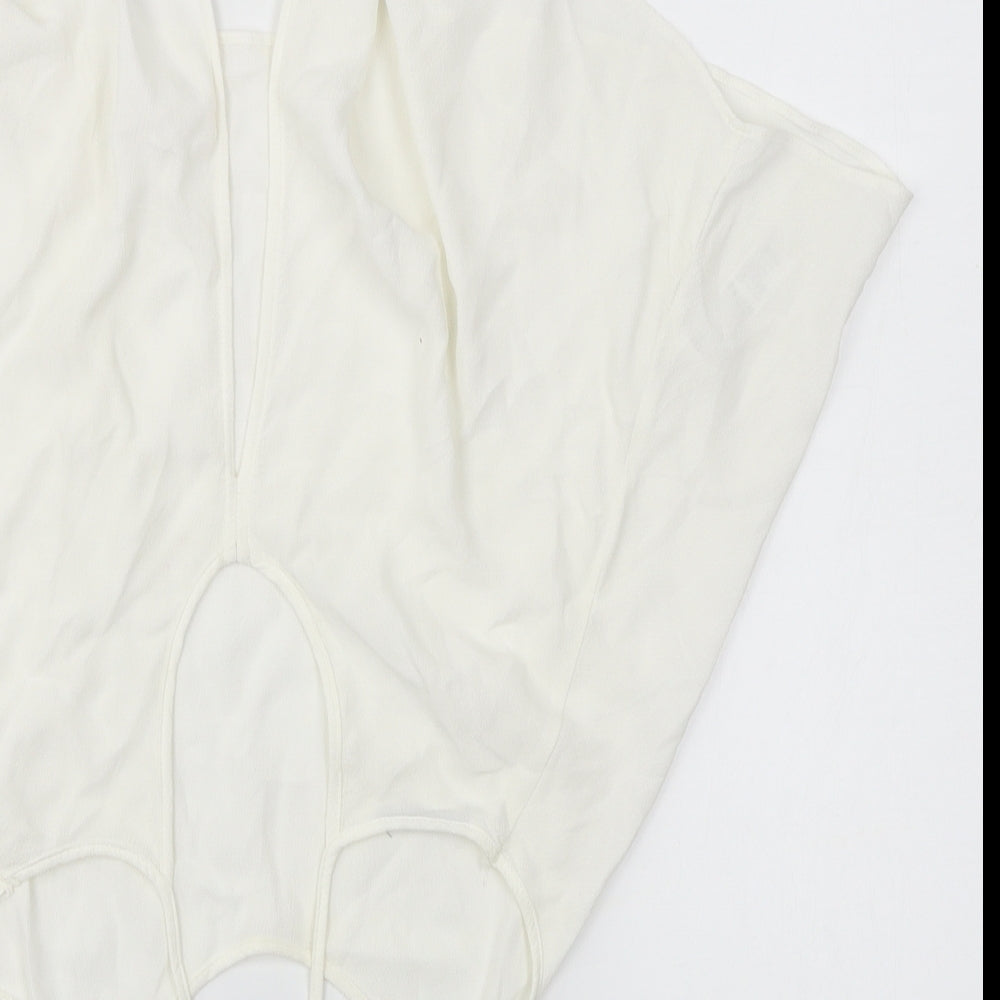 Unbranded Womens White   Basic Tank Size 8