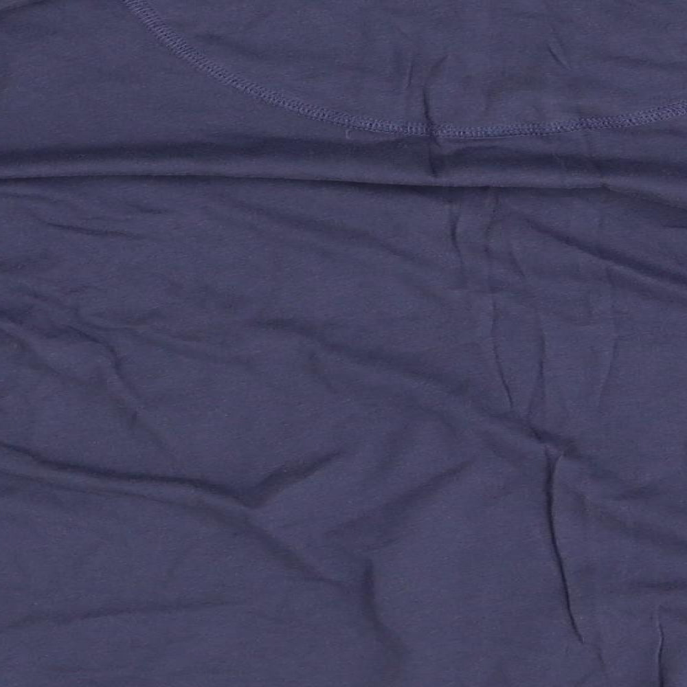 M&S Womens Blue   Basic T-Shirt Size 12