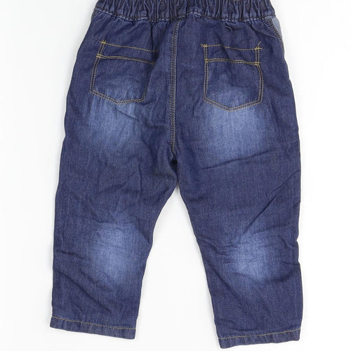 George Baby Blue  Denim Jogger Jeans Size 12-18 Months