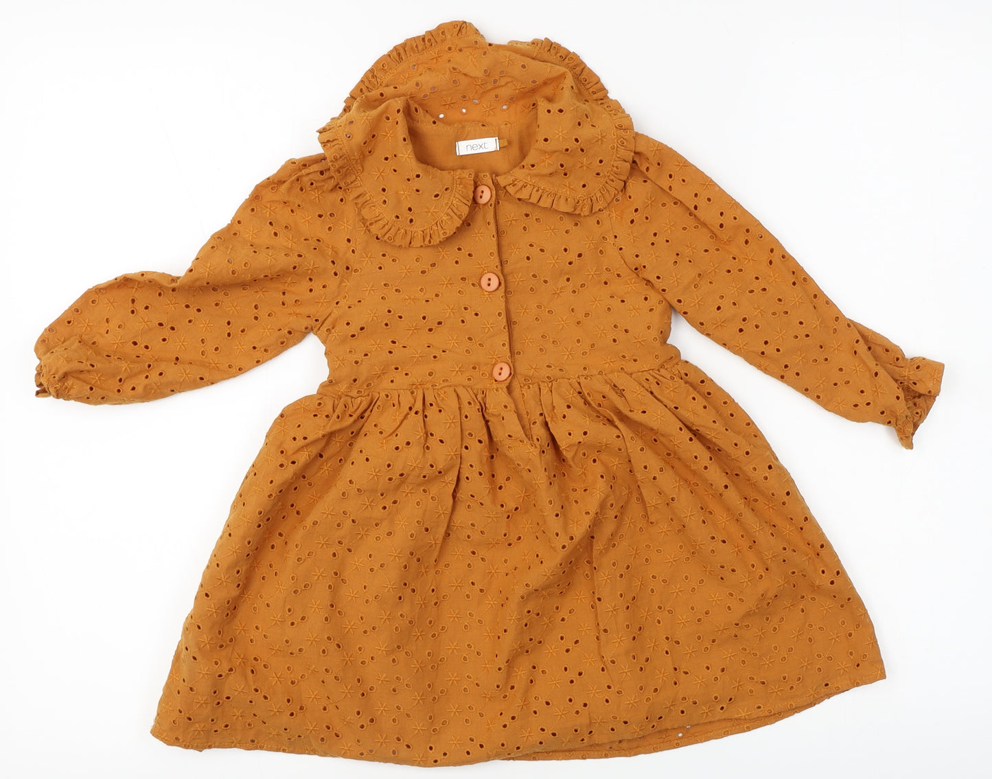 NEXT Girls Orange   A-Line  Size 2-3 Years