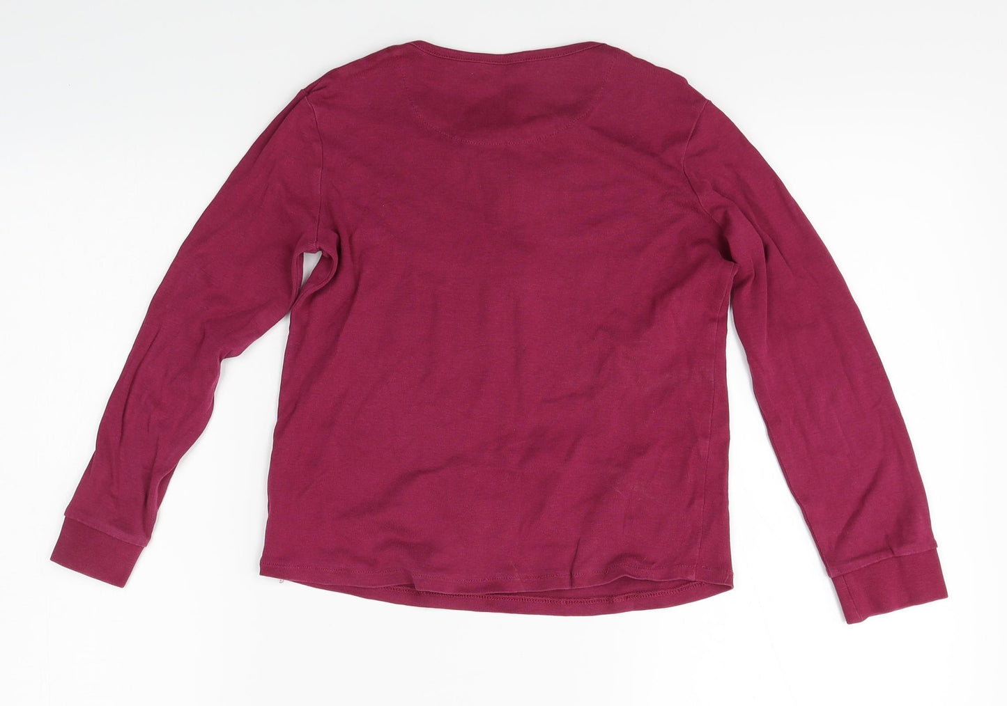 M&S Boys Red   Basic T-Shirt Size 8-9 Years