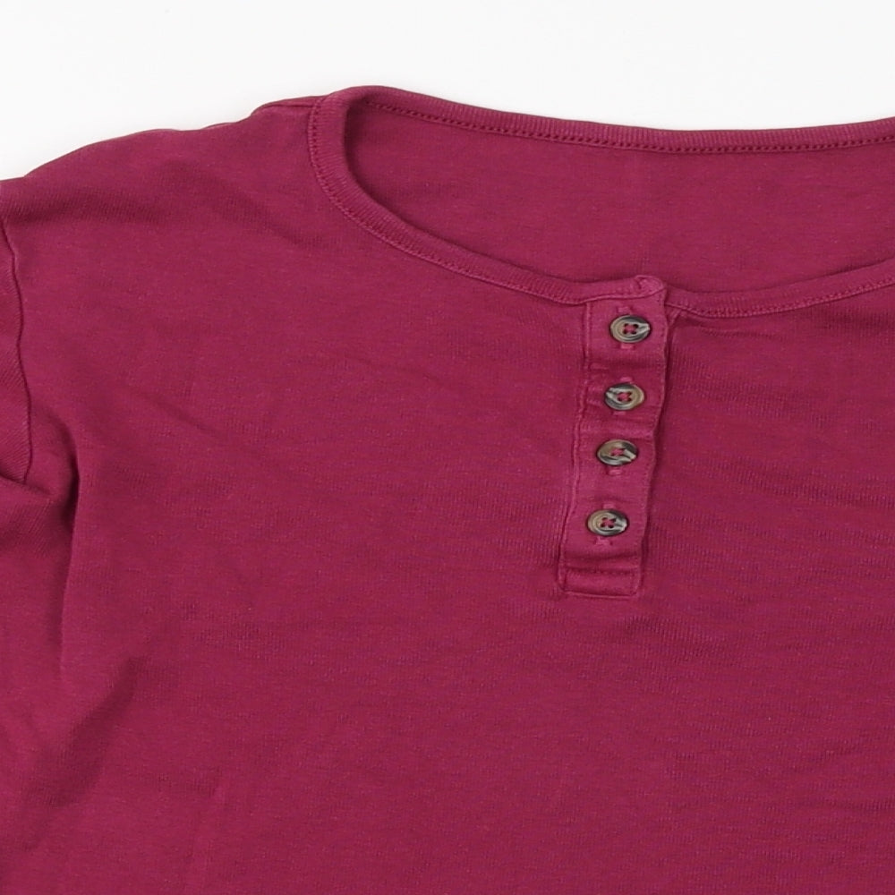 M&S Boys Red   Basic T-Shirt Size 8-9 Years