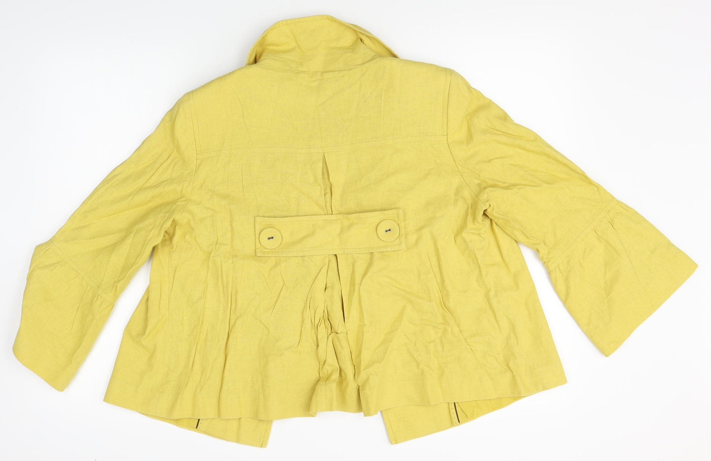 M&S Womens Yellow   Jacket  Size 14