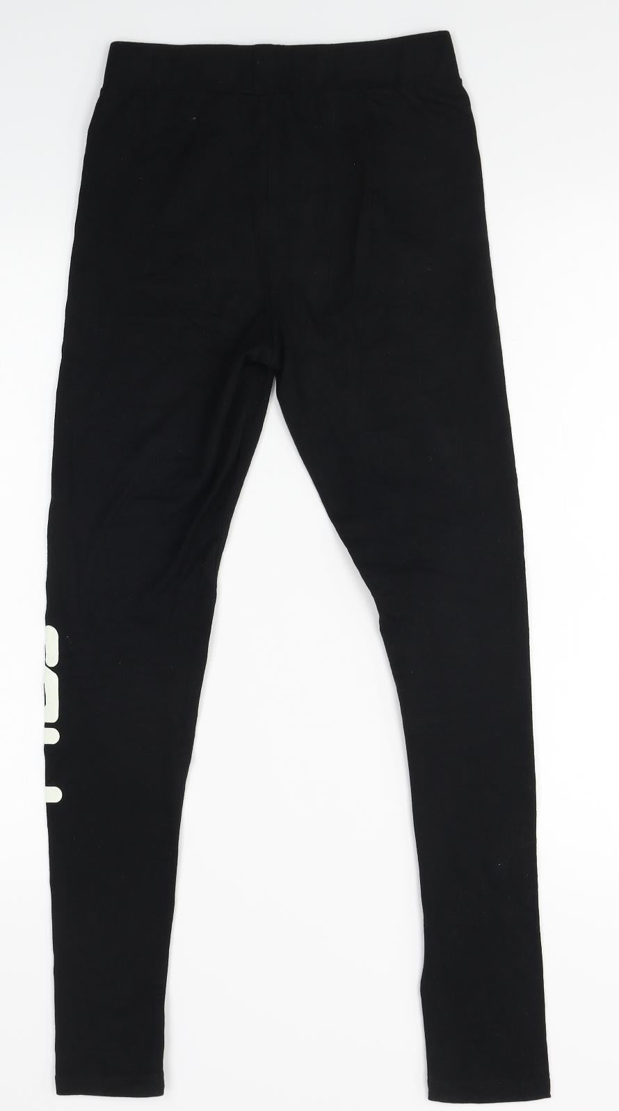 FILA Womens Black   Jogger Leggings Size XS L24 in