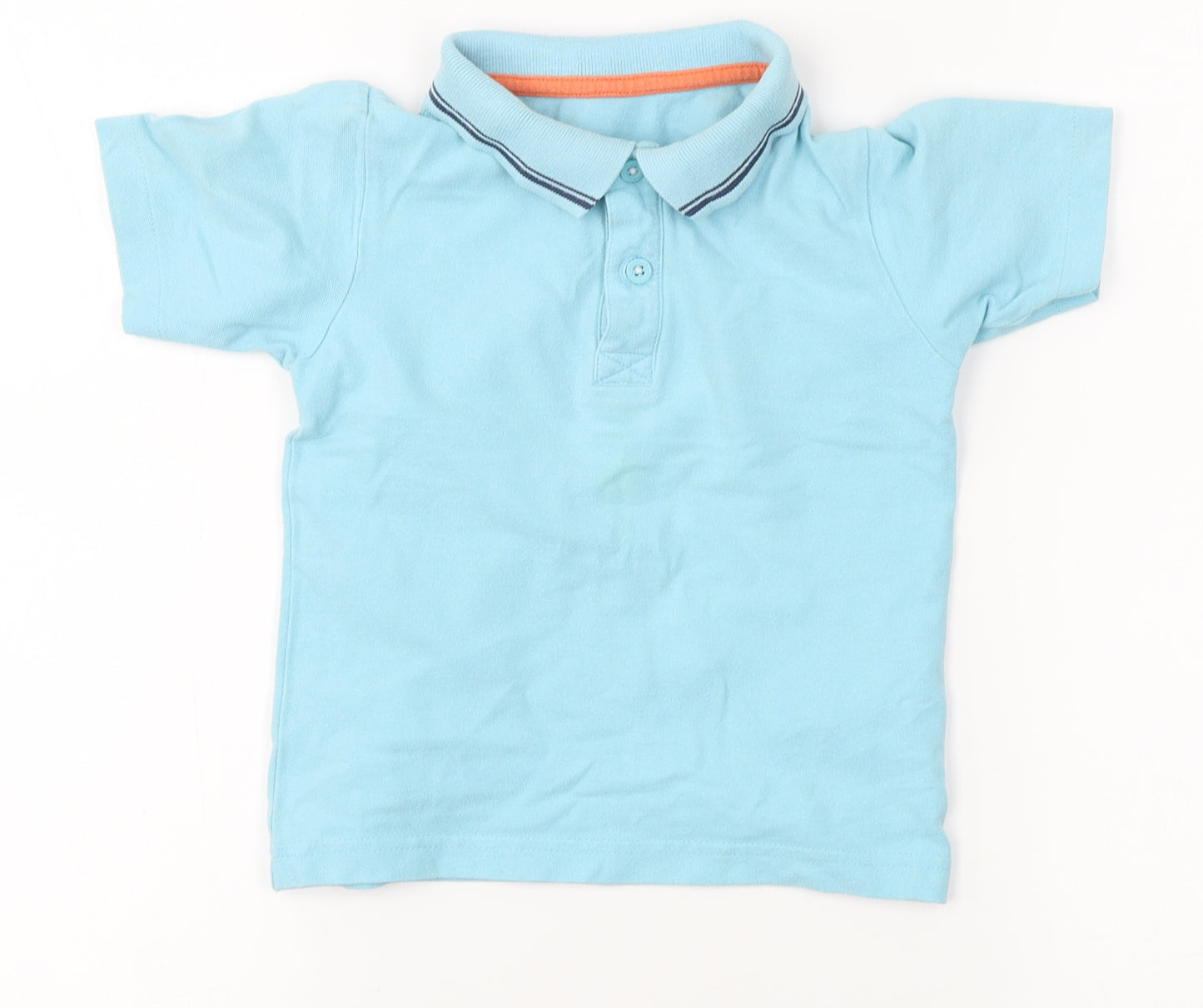 M&S Boys Blue   Basic Polo Size 4-5 Years