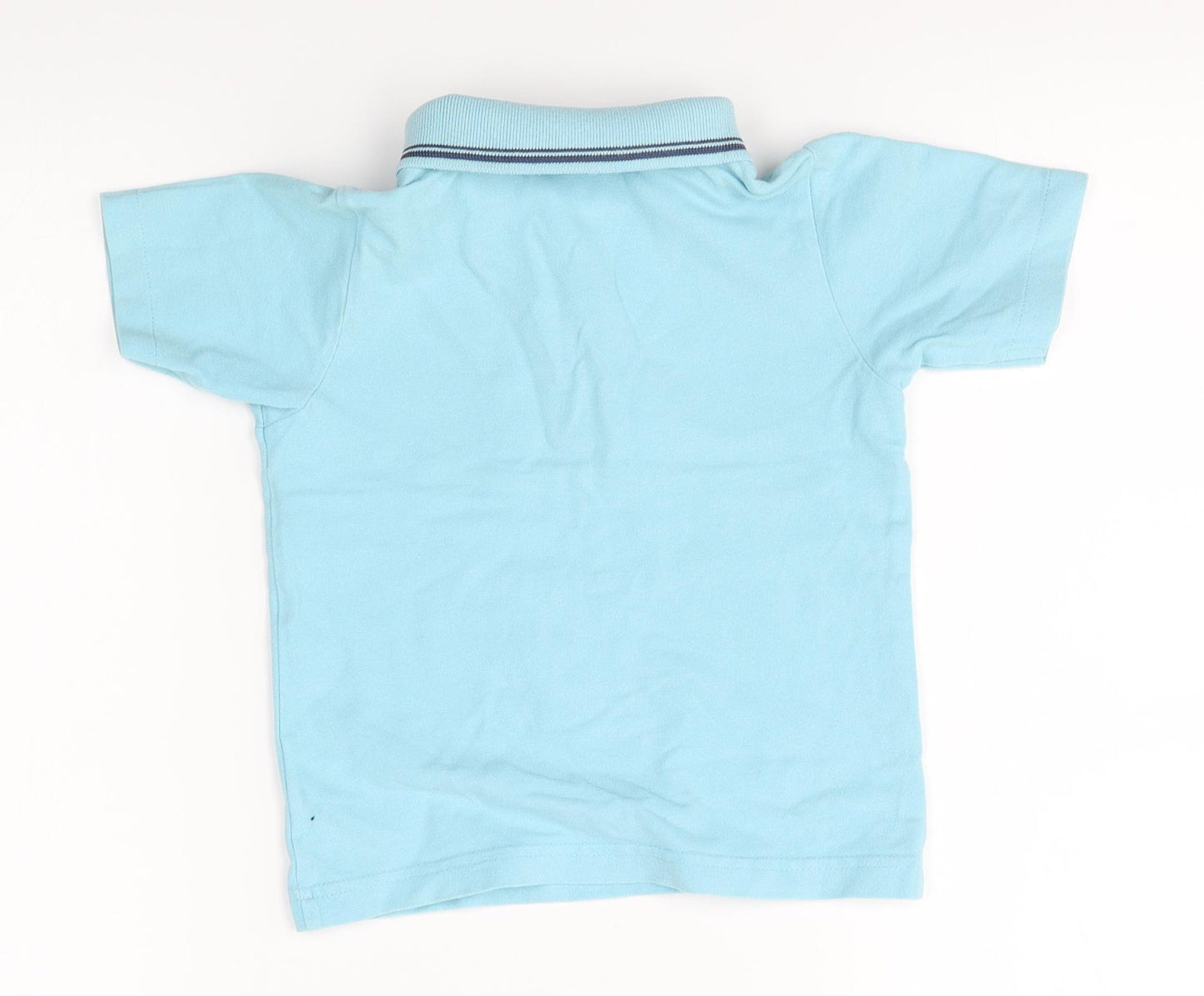 M&S Boys Blue   Basic Polo Size 4-5 Years