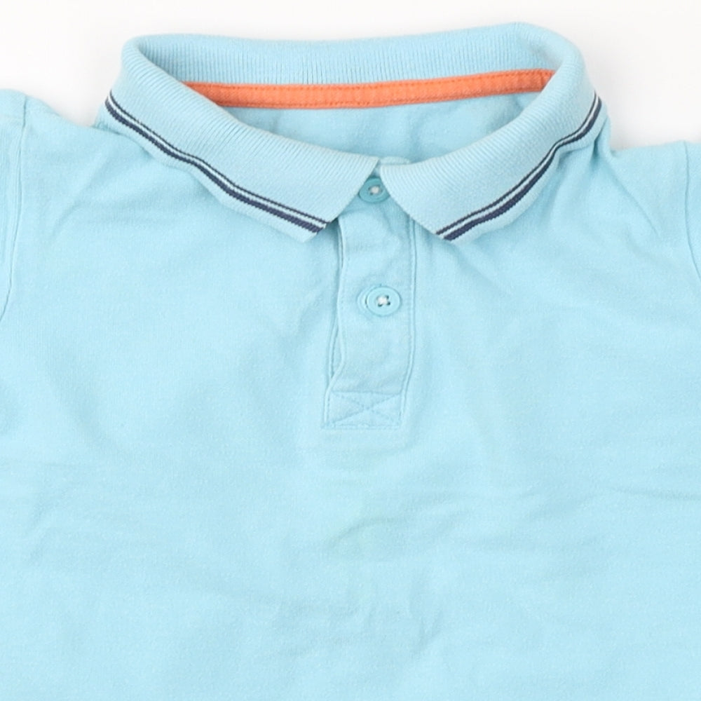 M&S Boys Blue   Basic Polo Size 4-5 Years
