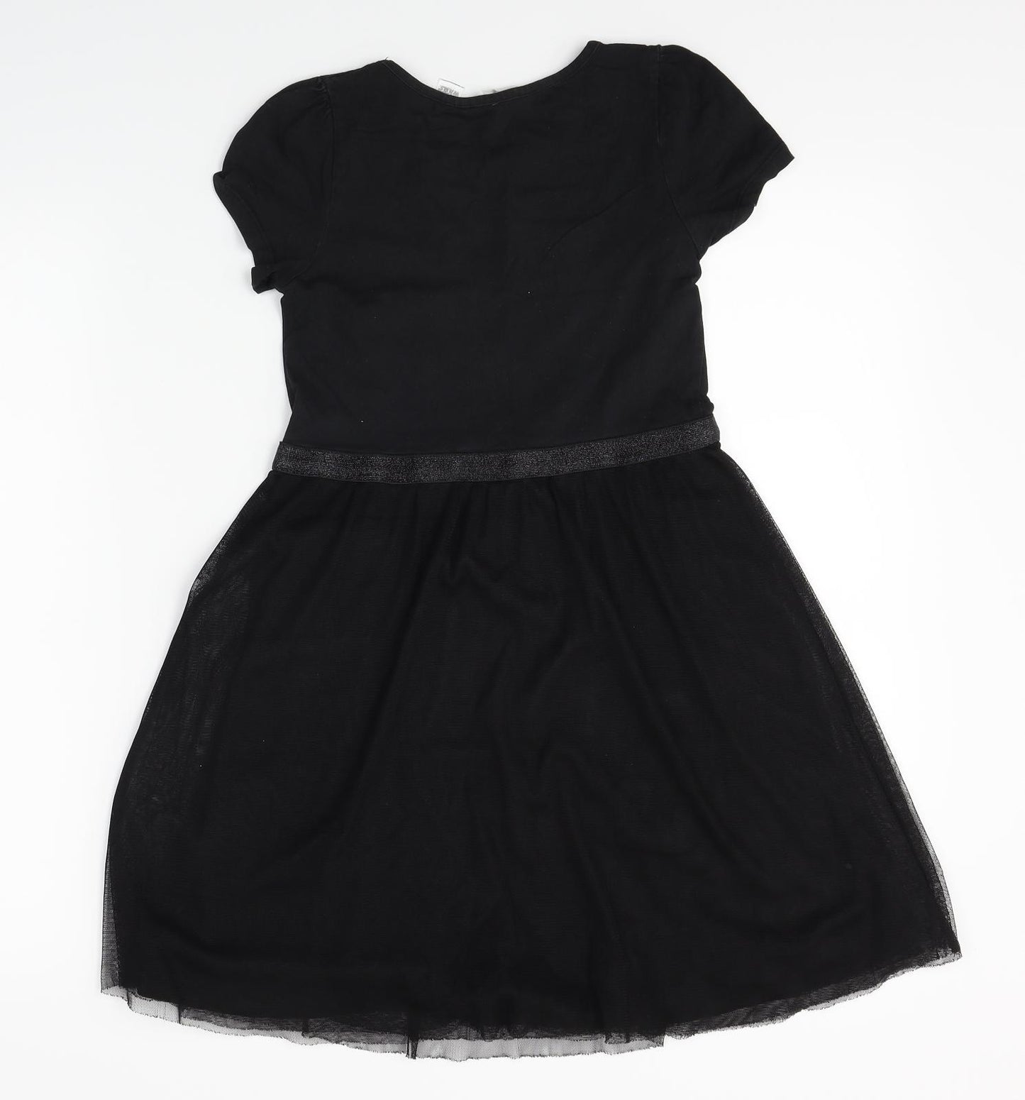 H&M Girls Black   A-Line  Size 8-9 Years  - star wars