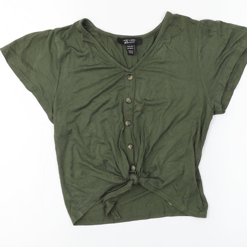 New Look Girls Green   Basic Blouse Size 12-13 Years