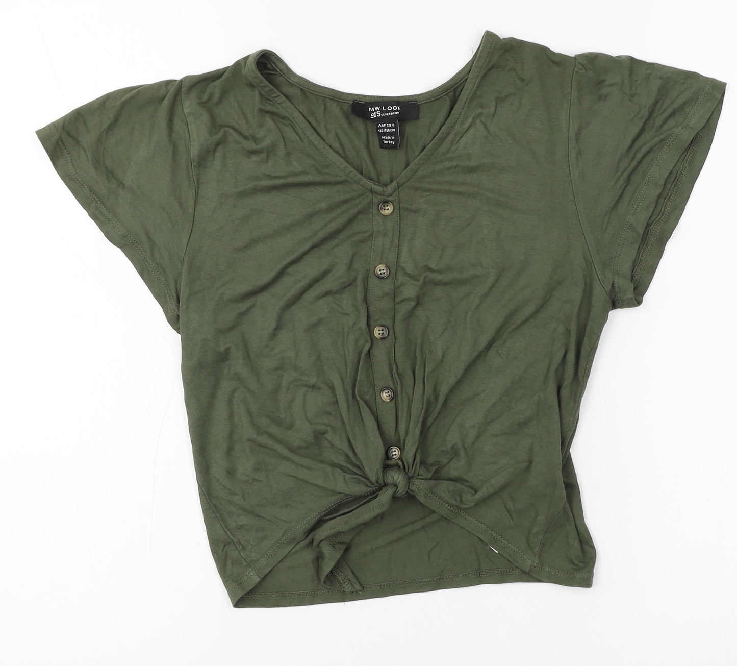 New Look Girls Green   Basic Blouse Size 12-13 Years