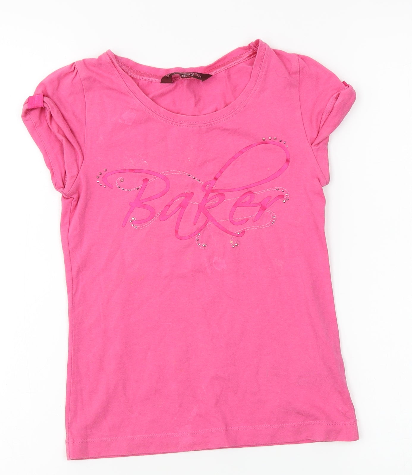 Ted Baker Girls Pink   Basic T-Shirt Size 7-8 Years
