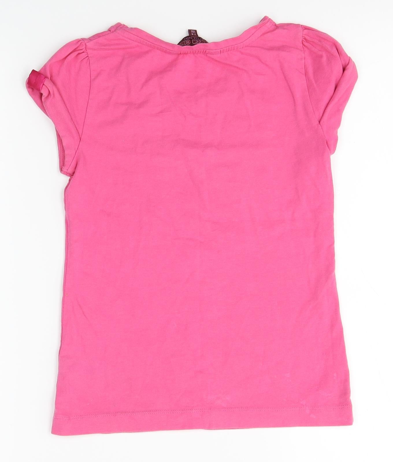 Ted Baker Girls Pink   Basic T-Shirt Size 7-8 Years