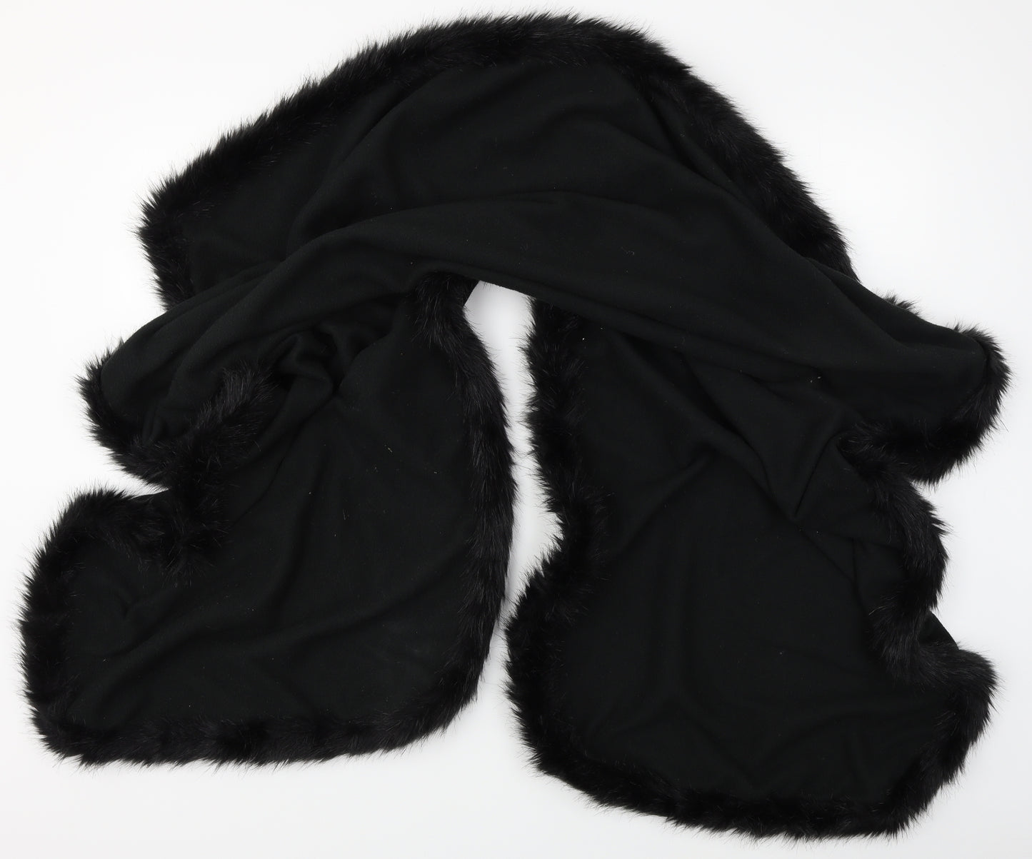 Unbranded Womens Black  Fleece Cape Jumper One Size