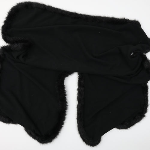 Unbranded Womens Black  Fleece Cape Jumper One Size