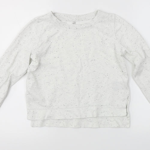 H&M Girls White   Pullover Jumper Size 10-11 Years