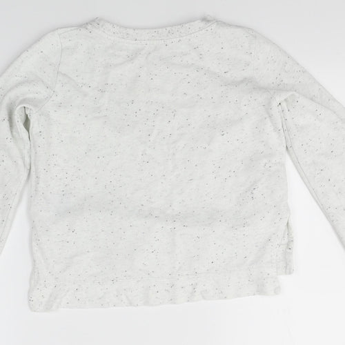 H&M Girls White   Pullover Jumper Size 10-11 Years