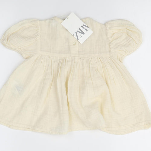 Zara Girls Beige  Corduroy A-Line  Size 2-3 Years