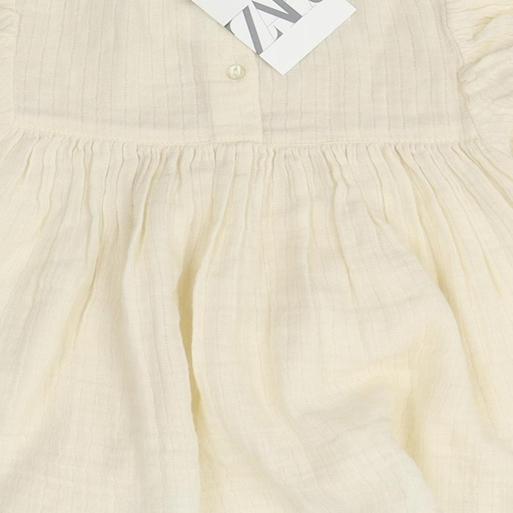 Zara Girls Beige  Corduroy A-Line  Size 2-3 Years
