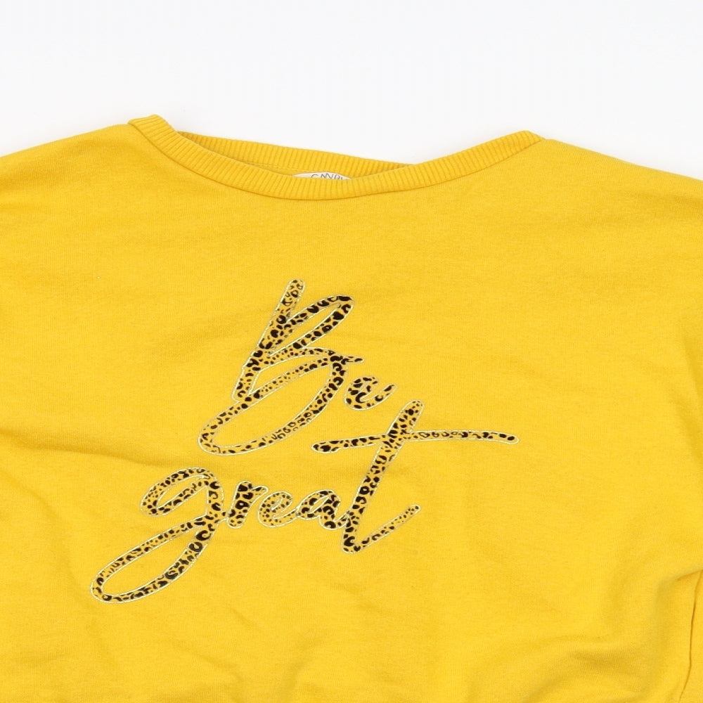 Matalan Womens Yellow   Pullover Sweatshirt Size 14