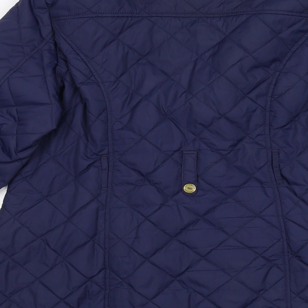 NEXT Womens Blue   Quilted Poncho Size 16