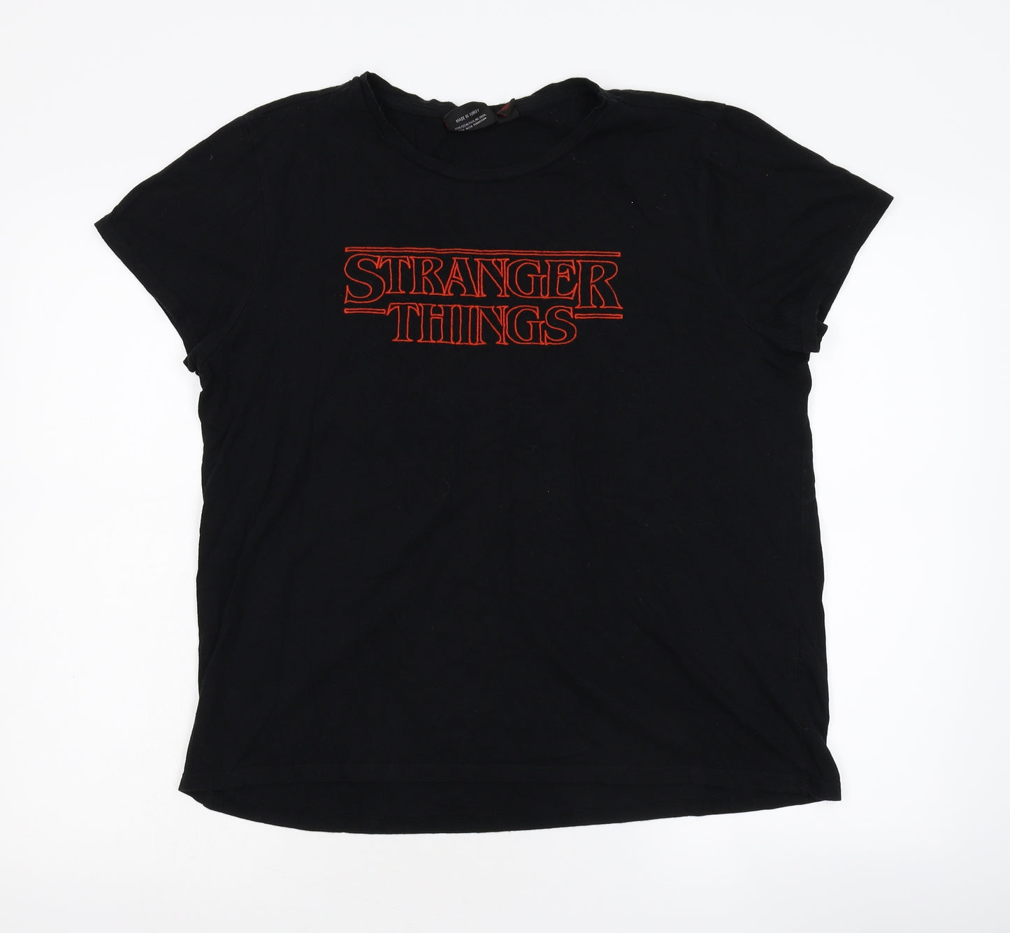 Primark Womens Black   Basic T-Shirt Size M