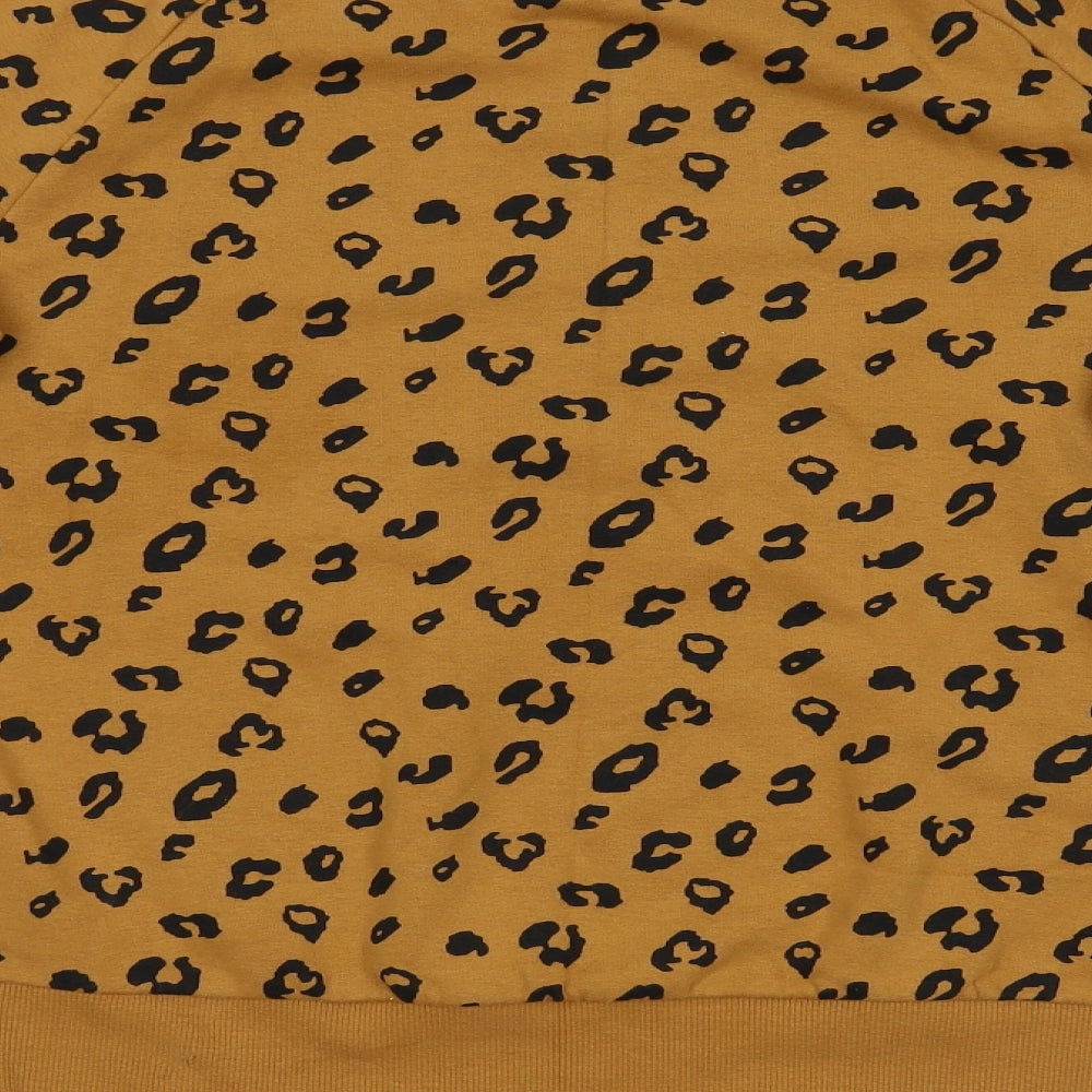 NEXT Girls Brown Animal Print  Pullover Sweatshirt Size 15 Years