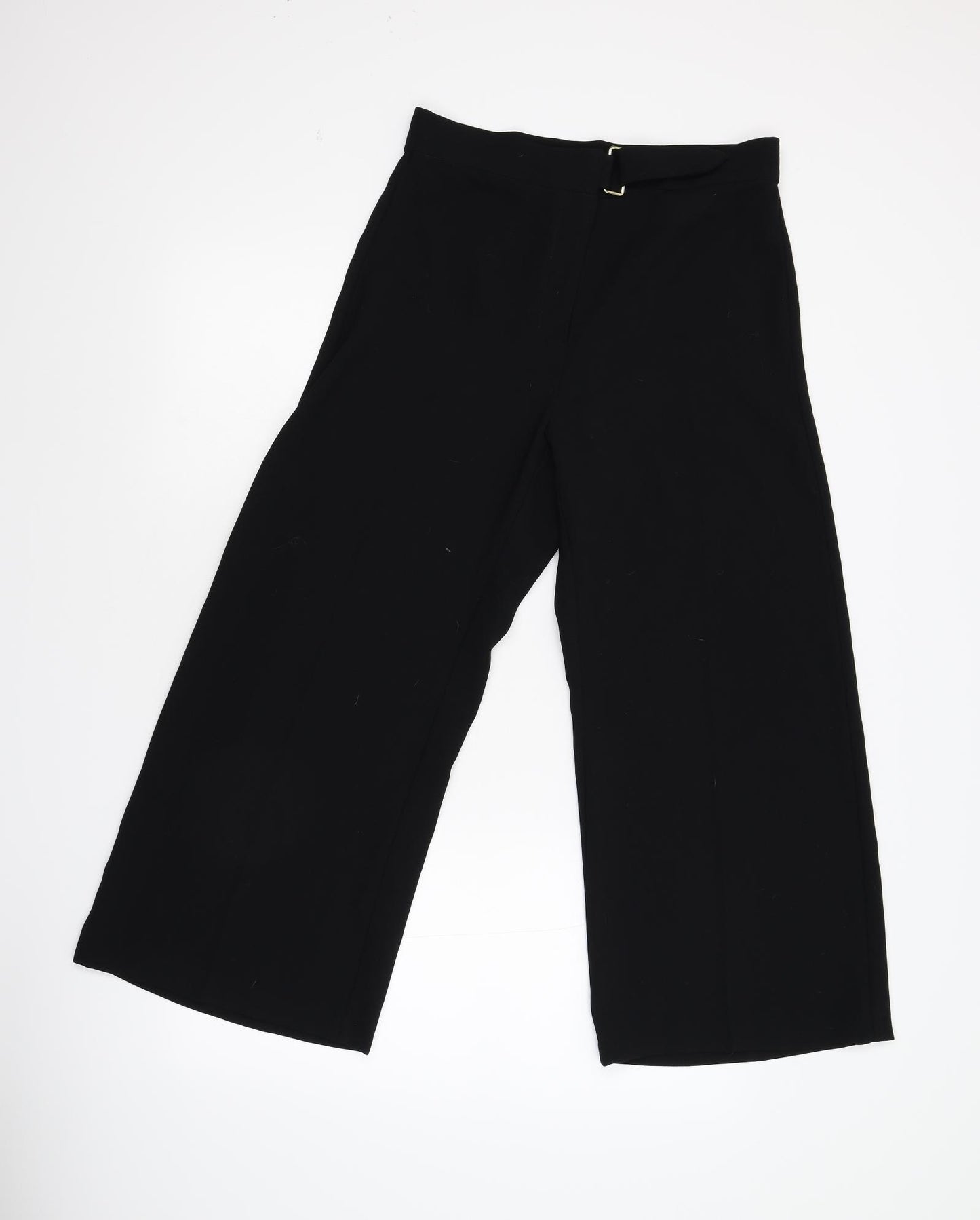 River Island Womens Black   Cropped Trousers Size 10 L24 in