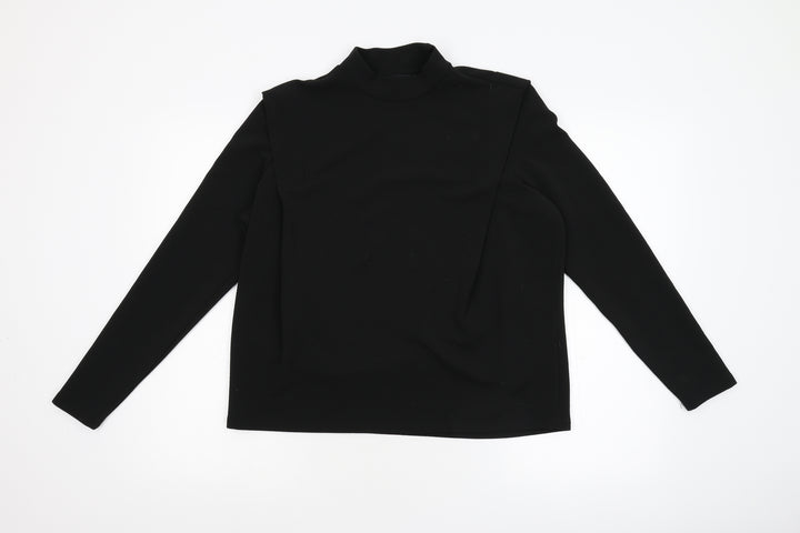 VERO MODA Womens Black Basic Blouse Size M