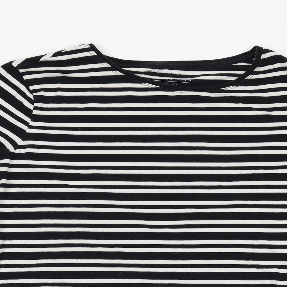 Primark Womens Multicoloured Striped  Basic T-Shirt Size 12