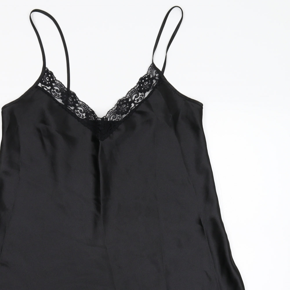Preworn Womens Black   Cami One Piece Size 14