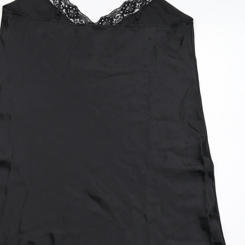 Preworn Womens Black   Cami One Piece Size 14