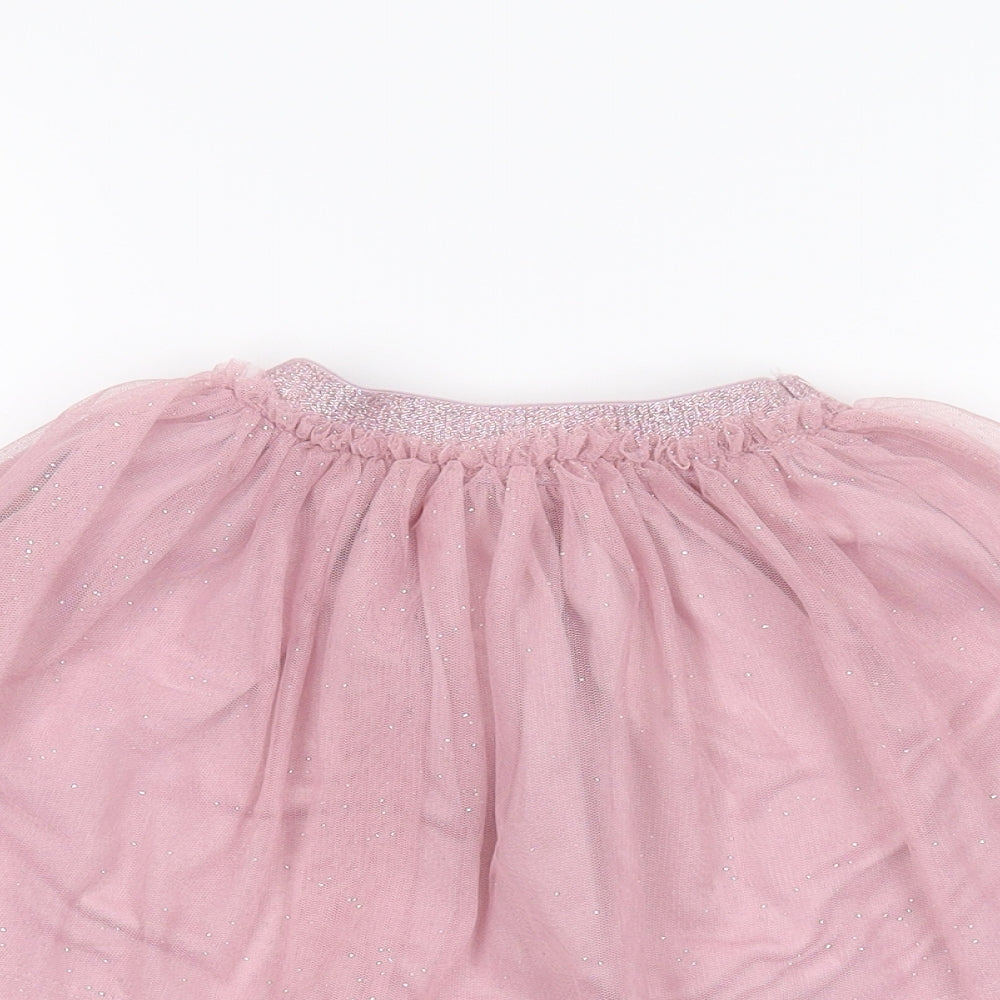 H&M Girls Pink   Mini Skirt Size 2-3 Years
