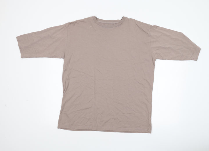 Boohoo Mens Beige T-Shirt Size 38